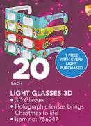 Light Glasses 3D-Each