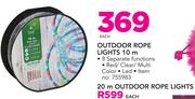 Outdoor Rope Lights 10m-Each