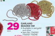 Garland Beaded 5M-Each