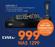 DSTV Explora 2 + DSTV WiFi Connector