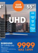 Samsung 55" Curved UHD TV - 55MU7351