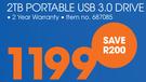 Toshiba 2TB Portable USB 3.0 Drive
