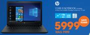 HP Core i3 Notebook - 14020N