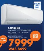 Samsung Maldives 12000BTU Inverter Indoor & Outdoor Unit