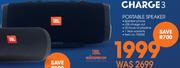 JBL Charge 3 Portable Speaker