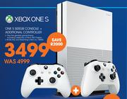 XBox One S 500GB Console + Additional Controler