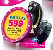 Philips 3 Head Gents Rechargeable Shaver + Philips PQ206 Shaver