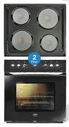 Defy 60cm Oven And Solid Hob Black DCB006
