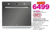 Defy Gemini Petit Chef Oven Metallic DBO475