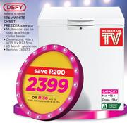 Defy 196Ltr White Chest Freezer DMF507