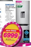 Samsung 309Ltr Bottom Freezer Fridge Silver RB29HWR3DSA U