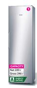 1Bosch 246Ltr All Freezer Metallic GSN33VI30