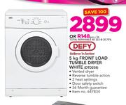 Defy 5Kg Front Load Tumble Dryer White DTD258