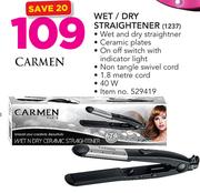 Carmen Wet/Dry Straightener