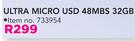 Sandisk Ultra Micro USD 48MBS 32GB