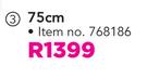 Tosca 75cm Mirage Upright Trolley-Each