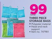 Three Piece Storage Bags-Per Set
