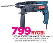 Ryobi 500W Rotary Hammer Drill ED-500
