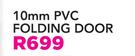 Mainstays 10mm PVC Folding Door