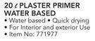 Paramount Plaster Primer Water Based-20Ltr
