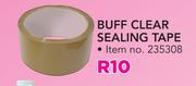 Buff Clear Sealing Tape