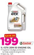 Castrol GTX 20W-50 Engine Oil-5Ltr
