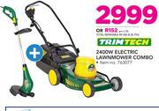 Trimtech 2400W Electric Lawnmower Combo