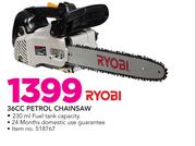 Ryobi 36cc Petrol Chainsaw