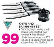 Verimark Knife And Sharpener Set
