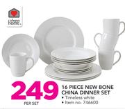 Always Home 16-Piece New Bone China Dinner Set-Per Set