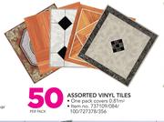 Assorted Vinyl Tiles-Per Pack
