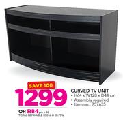 Curved TV Unit