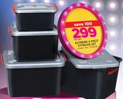 Extreme 4-Piece Storage Set-Per Set