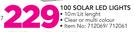 100 Solar LED Lights