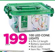 100 LED Cone Lights-Each