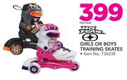 No Fear Girls Or Boys Training Skates-Per Pair