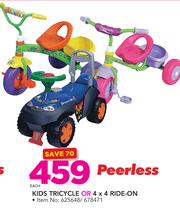 Tricycles at checkers sale