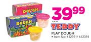 Teddy Play Dough-Each
