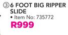 Bounce King 6 Foot Big Ripper Slide