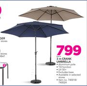 3m Crank Umbrella-Each