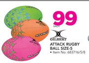 Gilbert Attack Rugby Ball Size 5-Each