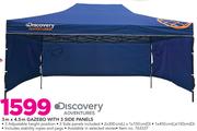Discovery Adventures 3m x 4.5m Gazebo With 3 Side Panels