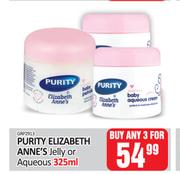 Purity Elizabeth Anne's Jelly Or Aqueous-For Any 3 x 325ml