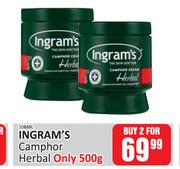 Ingram's Camphor Herbal-For Any 2 x 500g 