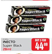 Inecto Super Black-For Any 3 x 28ml