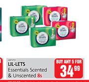 Lil-Lets Essentials Scented/ Unscened-For Any 5 x 8's
