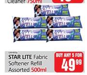 Star Lite Fabric Softener Refill Assorted-For Any 5 x 500ml