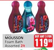 Mousson Foam Bath Assorted-For Any 3 x 2Ltr