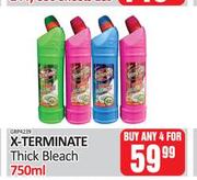 Extreme Thick Bleach-For Any 4 x 750ml
