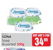 Sona Soap Assorted-For Any 5 x 300g